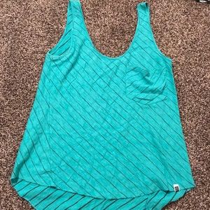 Green/blue tank